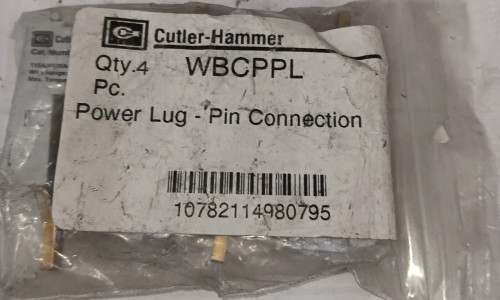 PACK OF 4) NEW CUTLER HAMMER WBCPPL POWER LUG PIN CONNECTION