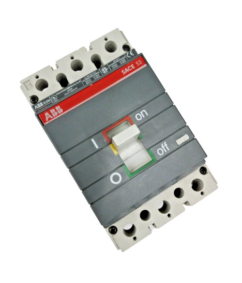 ABB SACE-S3 125 AMP CIRCUIT BREAKER 3 POLE 600 VAC/ 600 VDC S3N125
