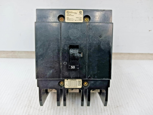 Cutler Hammer 50 Amp Bolt-On Circuit Breaker 3 Pole 277/480 VAC 65kA GHB3050