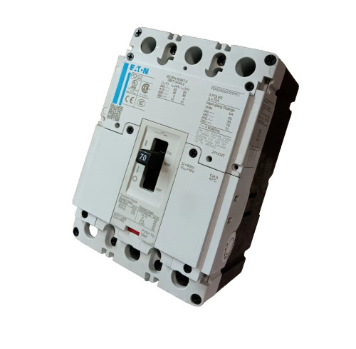 EATON PDG23G0070TFFJ 70 AMP PDG2 CIRCUIT BREAKER 3 POLE 600 VAC 250 VDC