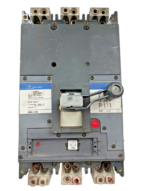 GE 1200 Amp Circuit Breaker 600 VAC 3 Pole With 1000 Amp Trip Plug SKHA36AT1200