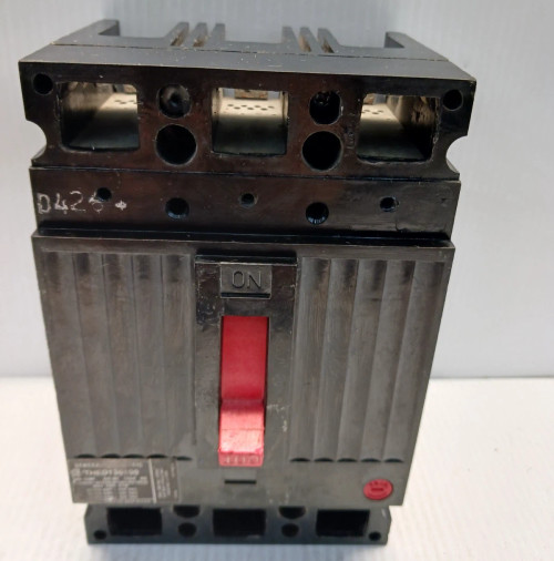 GE THED136100 100 Amp Circuit Breaker 3 pole 600 vac *tested*