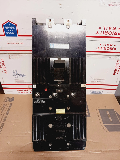 GENERAL ELECTRIC TB636B600 600 AMP TRI-BREAK CIRCUIT BREAKER 3 POLE 600 VAC
