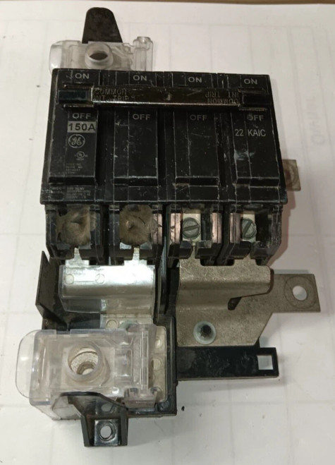 GENERAL ELECTRIC THQMV150 150 AMP MAIN CIRCUIT BREAKER 2 POLE 240 VAC