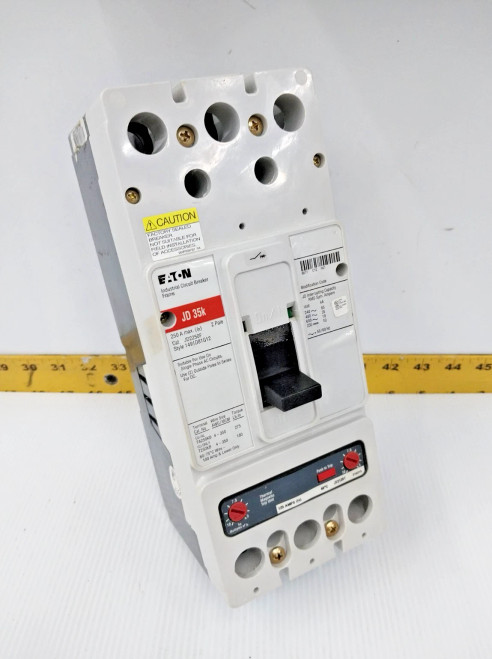 New Eaton 250 Amp Circuit Breaker W/ 125A Trip 600 VAC / 250 VDC 2 Pole JD2250F