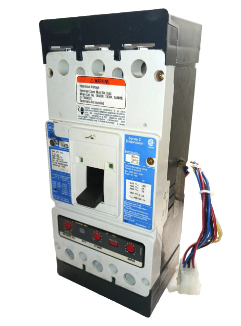 New Cutler-Hammer 400 Amp Circuit Breaker W/ AUX & 300A Trip HKD3400F / KT3300T