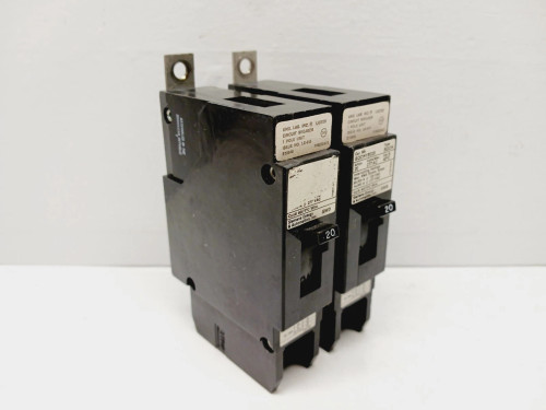 LOT OF 2) NEW SIEMENS BQCH1B020 20 AMP BOLT-ON CIRUIT BREAKER 1 POLE 277 VAC