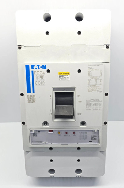 New Eaton 800 Amp Power Defense Circuit Breaker 600 VAC 3 Pole PDG43G0800FNNN
