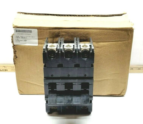 NEW HEINEMANN 225 AMP CIRCUIT BREAKER 250 VAC 50/60 HZ 3 POLE GJ3-G3-225-250-2
