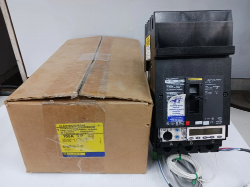New Square D 100 Amp I-Line Circuit Breaker 3 Pole 600 VAC HLA36100U53XEAAA