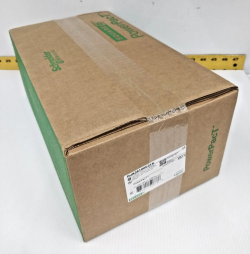 New Square D PowerPacT 100 Amp I-Line Circuit Breaker 600V 3 Pole HJA36100U31X