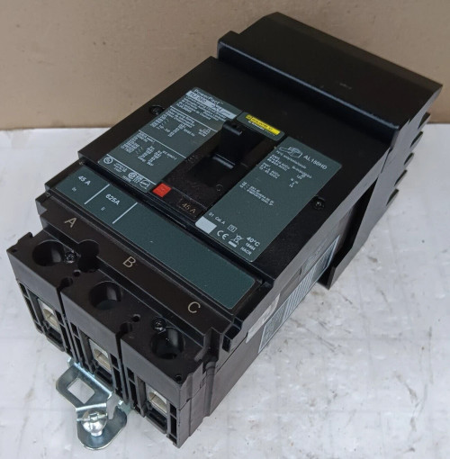 NEW SQUARE D HJA36045 I-LINE CIRCUIT BREAKER 45 AMP 3 POLE 600 VAC