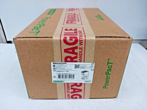 New Square D PowerPacT 125 Amp I-Line Circuit Breaker 3P 480/277 VAC BDA34125Y