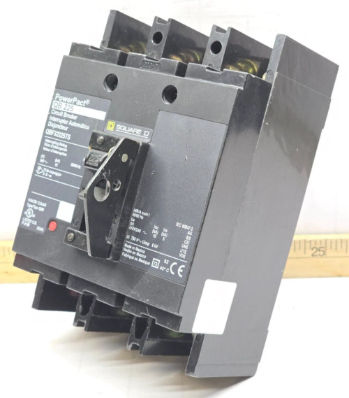 NEW SQUARE D POWERPACT 225 AMP CIRCUIT BREAKER 240 VAC 3 POLE 10 kA QBF32225TS