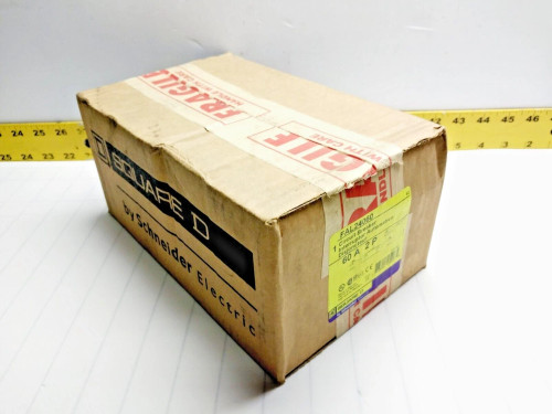 New Square D 60 Amp Circuit Breaker 480 VAC / 250 VDC 2 Pole FAL24060