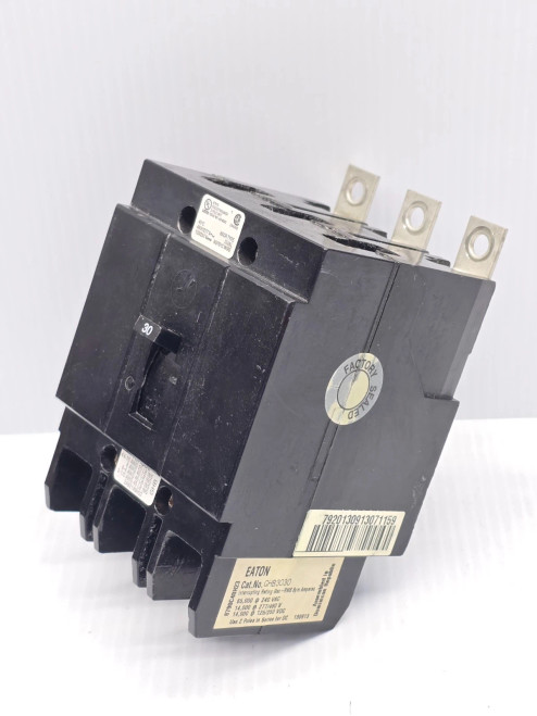 New Take-out Eaton 30 Amp Bolt-On Circuit Breaker 480Y/277 VAC 3P 65 kA GHB3030