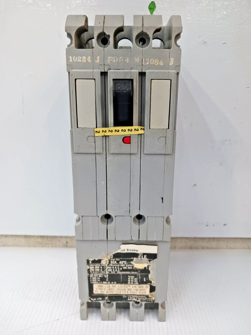 SIEMENS ITE 80 AMP CURRENT-LIMTING CIRCUIT BREAKER 3 POLE 600 VAC CLE63B080