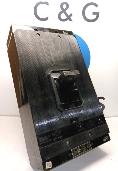 SIEMENS/I-T-E KM3-F800 800 AMP CIRCUIT BREAKER W/400 AMP TRIP 3 POLE 600 VAC