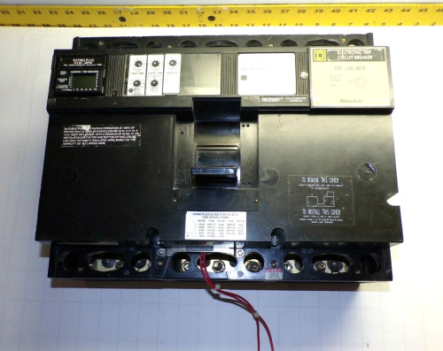 Square D 1200 Amp Electronic Trip Circuit Breaker 600 VAC 3 Pole NEL361200LS