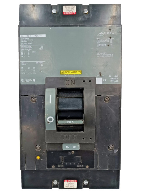 Square D 150 Amp Circuit Breaker 3 Pole 600 VAC / 250 VDC LAP36150MT