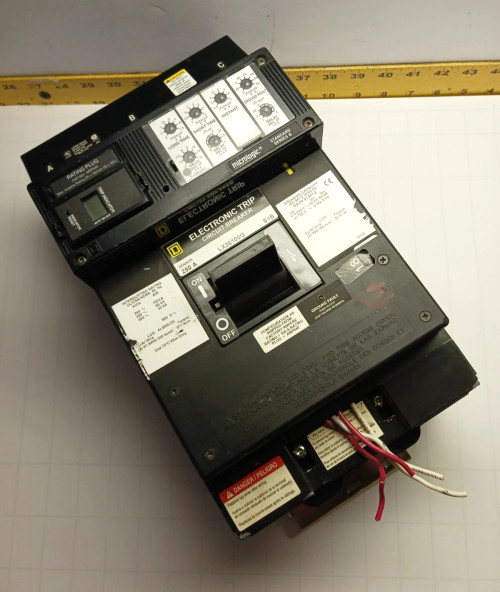 Square D 100 Amp I-Line Circuit Breaker W/ 40 Amp Plug 600 VAC 3 Pole LX36100G