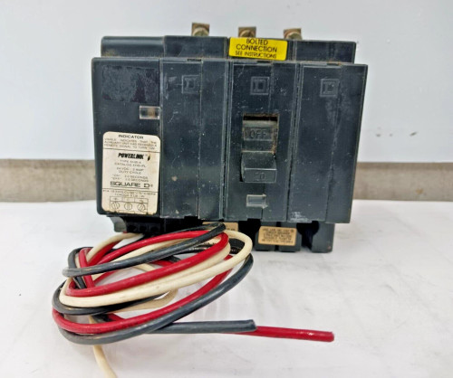SQUARE D 20 AMP CIRCUIT BREAKER 3 POLE 480Y/277 VAC EHB34020PL #1
