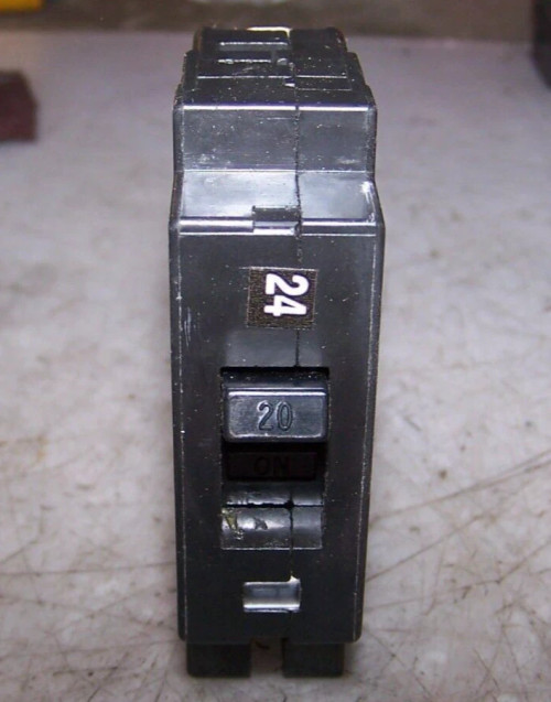 Square D 20 Amp Circuit Breaker 277 VAC Single Pole EH14020HID