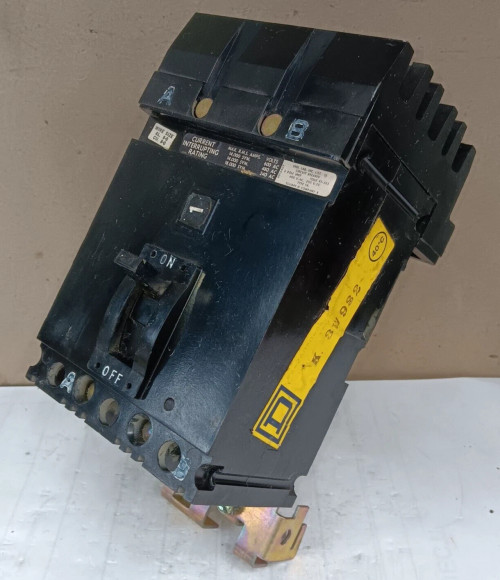 SQUARE D 50 AMP I-LINE CIRCUIT BREAKER 2 POLE 600 VAC FA26050AB