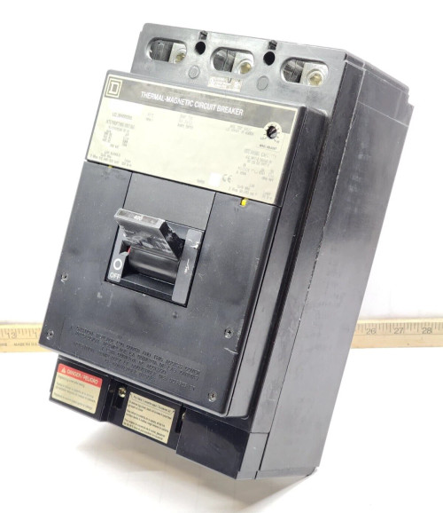 SQUARE D 400 AMP THERMAL MAGNETIC CIRCUIT BREAKER 600 VAC 3 POLE LCL364001395
