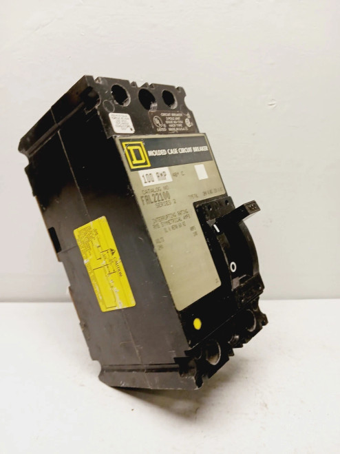 SQUARE D FAL22100 100 AMP CIRCUIT BREAKER 2 POLE 240 VAC 250 VDC