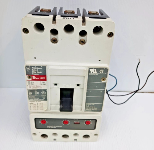 Westinghouse 400 amp Motor Circuit Protector HMCP400W5C 3 Pole 600 Vac