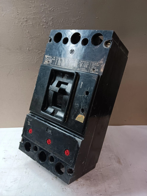 WESTINGHOUSE KA2225F 225 AMP CIRCUIT BREAKER 2 POLE 600 VAC 125 AMP TRIP