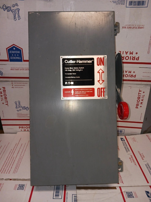 Cutler Hammer DH363UDK 100 amp Non-Fusible Safety Switch 600 Vac 3 P