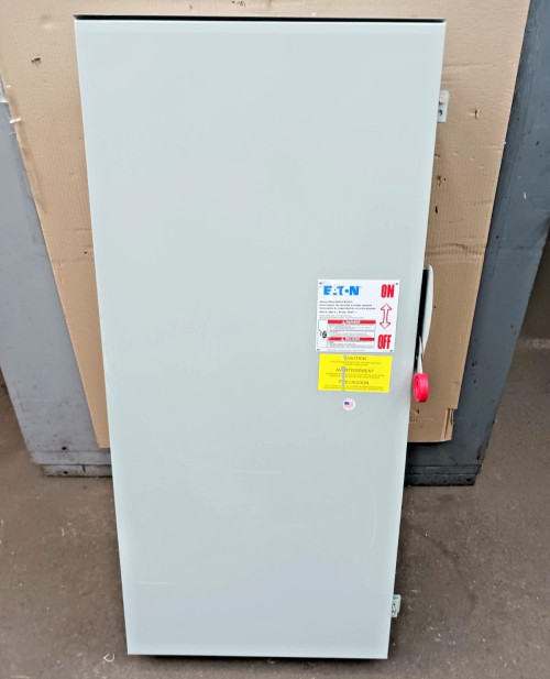 New Eaton 600 Amp Non-Fusible Safety Switch 3R Outdoor 3 Pole 600 Vac DH366URK