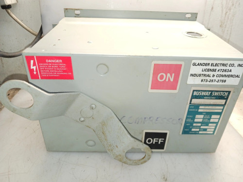ITE SIEMENS BOS16422U 60 AMP FUSIBLE BUS PLUG 3 PHASE 4W 250 VAC