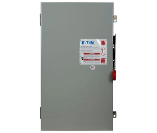NEW EATON 200 AMP NON-FUSED SAFETY SWITCH 600 VAC 4W S/N DH364UGKN NEMA 1
