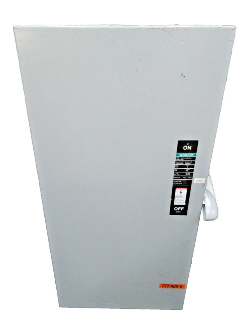 Siemens 600 Amp Fusible Safety Disconnect Switch 600 VAC 3 Pole F356