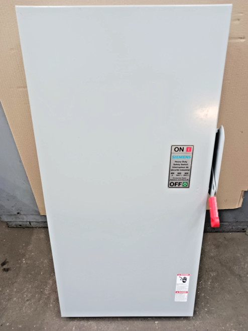 Siemens 400 Amp Fusible Heavy Duty Safety Switch 3 Pole 600 VAC / VDC HF365NA