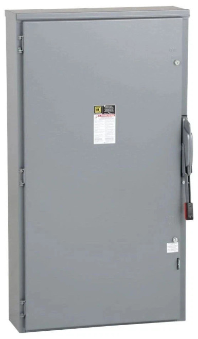 New Square D 400 Amp Non-Fused Safety Disconnect Switch 3R 3 Pole 600 V HU365NR