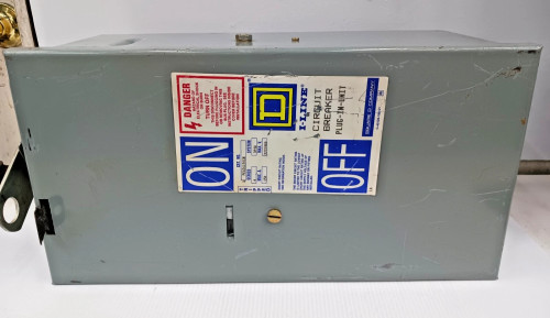 SQUARE D 150 AMP I-LINE BUSWAY 3P4W 480Y/277 VAC PKA36150GN W/ KAP36150 BREAKER