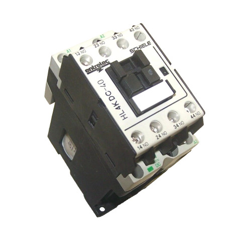 Entrelec Schiele 16 Amp Contactor 600 VAC 24 VDC Coil HL4KDC-40