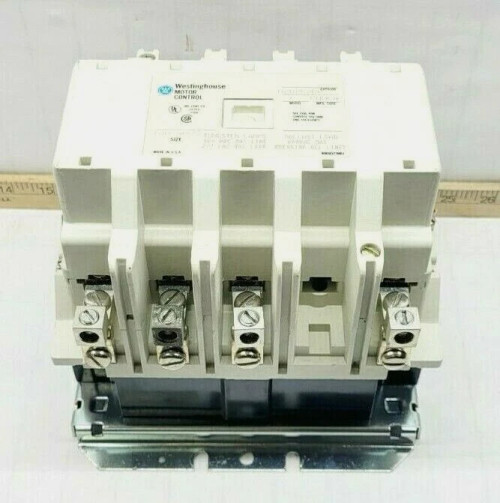 WESTINGHOUSE 100 AMP LIGHTING CONTACTOR 4 POLE 600 VAC A202K3DA