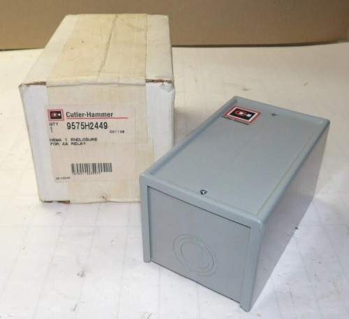 NEW CUTLER HAMMER AA RELAY INDOOR ENCLOSURE 9575H2449