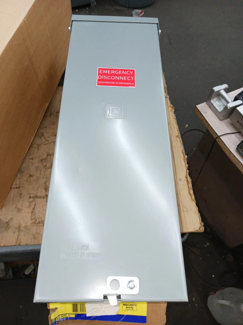 NEW SQUARE D Q2200RBE CIRCUIT BREAKER ENCLOSURE 200A 3R OUTDOOR 240V 1PH