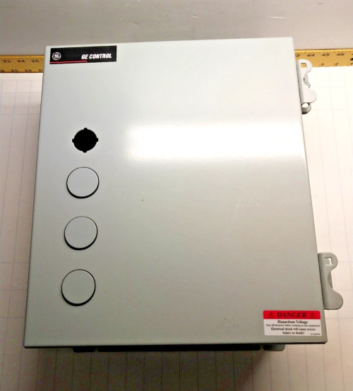 GE INDOOR LIGHTING CONTACTOR ENCLOSURE 16" x 14" x 7" CR460XE1D
