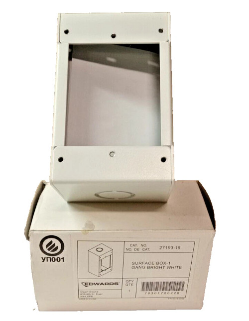 NEW EDWARDS 27193-16 SURFACE GANG BOX WHITE 4-3/4 X 3"