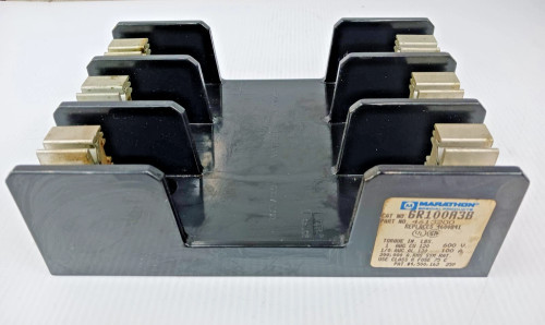 MARATHON 100 AMP 3-POLE FUSE HOLDER 600 VAC 6R100A3B