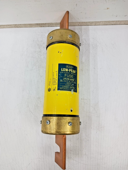 Bussmann Low-Peak 600 Amp Dual-Element Time-Delay RK1 Fuse 600 VAC LPS-RK-600SP