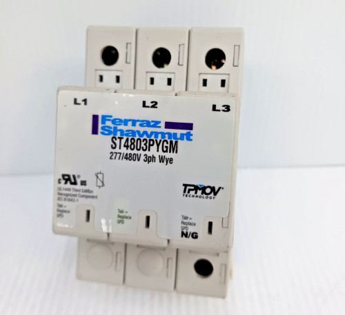 Ferraz Shawmut ST4803PYGM Surge Trap Protective Device 277/480 Vac Wye 50kA