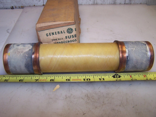 NEW GE 2400 VOLT CURRENT LIMITING FUSE 9F60CCB005 TYPE EJ-1 5E AMP SIZE C